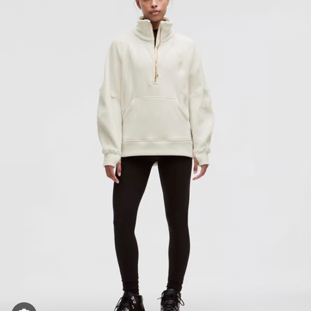 Lululemon Scuba Tumbled Fleece Funnel-Half Zip - Picture 2 of 5